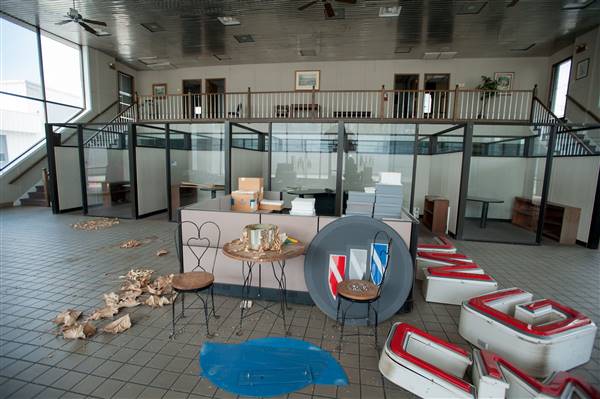 Empty Car Dealership