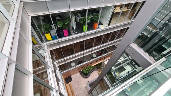 City of London atrium & rooftop
