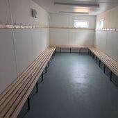Linford Christie Outdoor Sports Centre changing rooms
