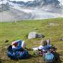 samuel glacier view on hike