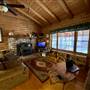Log Home on Private Lake