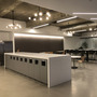 Cubicles in a Cool Workplace - Bell works