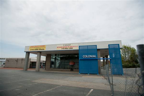 Empty Car Dealership