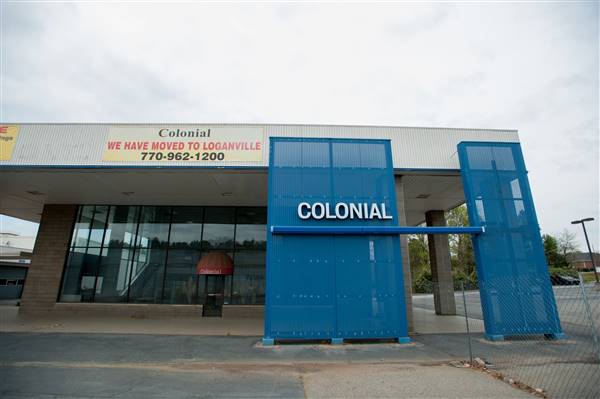 Empty Car Dealership