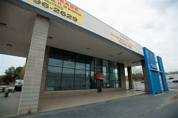 Empty Car Dealership