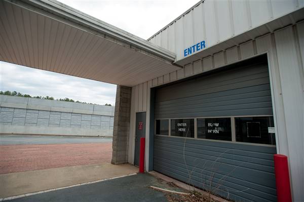 Empty Car Dealership