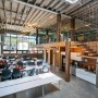 Wooden Lined Open Office