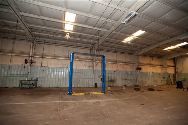 Empty Car Dealership
