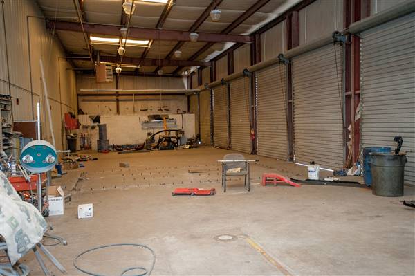 Empty Car Dealership