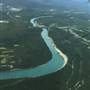 Yukon River, Whitehorse Area, Arial View