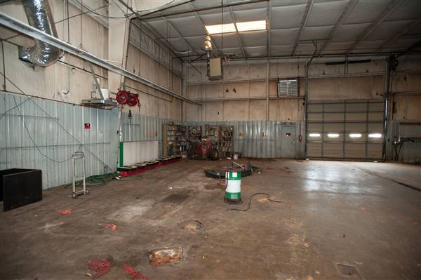 Empty Car Dealership