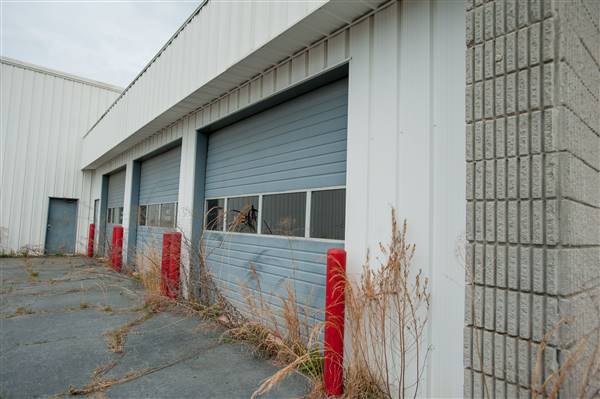 Empty Car Dealership