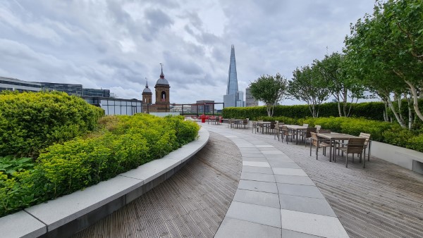 City of London atrium & rooftop