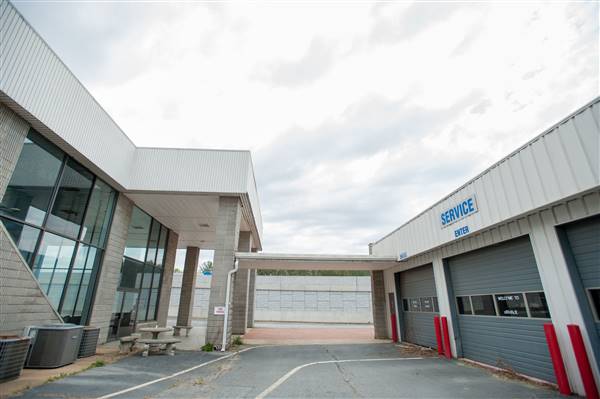 Empty Car Dealership