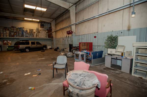 Empty Car Dealership