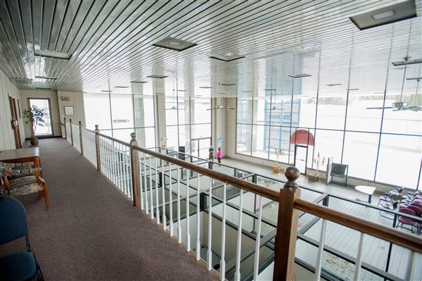 Empty Car Dealership
