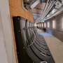 Bromley Old Town Hall – Futuristic Brutalist Corridor